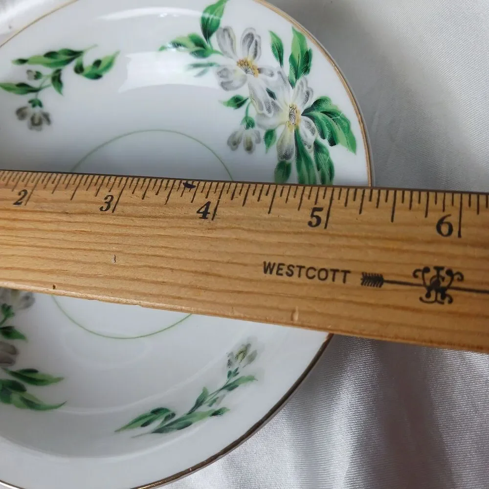 HIRA FINE CHINA JAPAN DESERT GARDENIA FRUIT BOWL